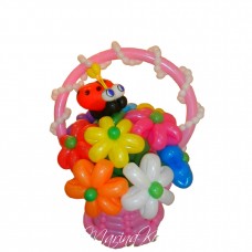 Букет з кульок Кошик асорті Букет з кульок Кошик асорті